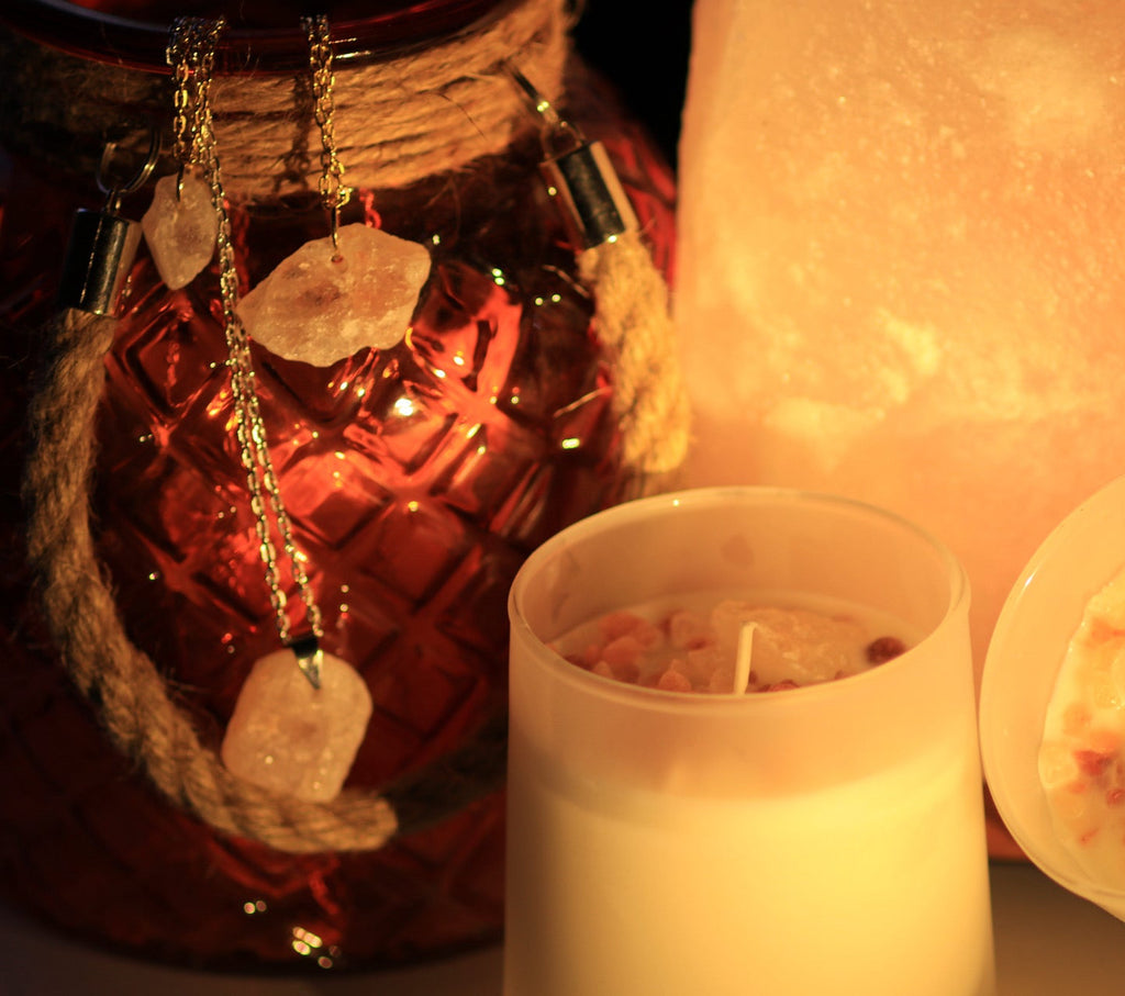 Necklace + Candle Bundle