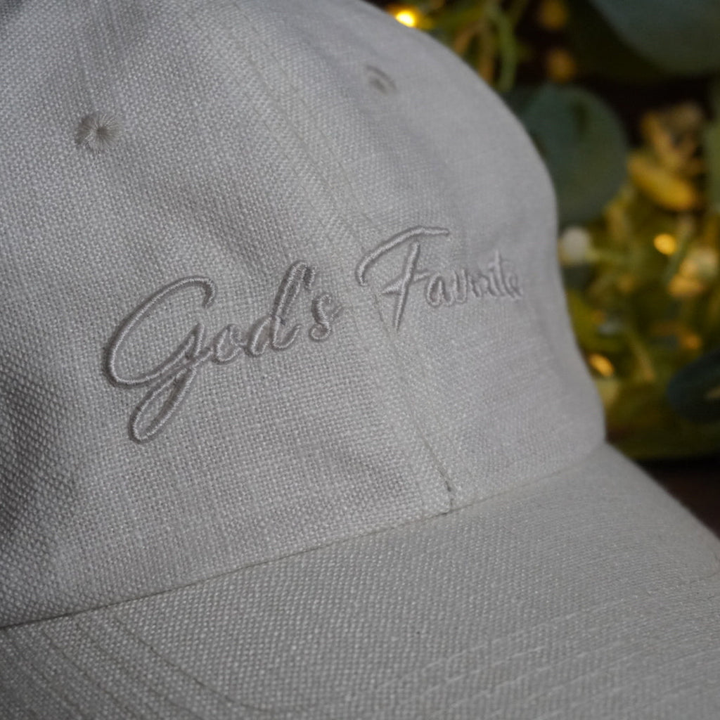 Linen God’s Favorite Satin Lined Cap