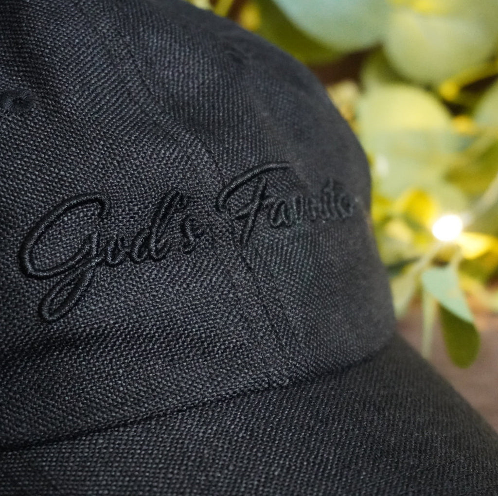 Linen God’s Favorite Satin Lined Cap